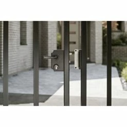 THIRARD - Boitier De Serrure à Visser Double Entrée à Fouillot Pour Portail, Réversible, Axe 58mm, 95x140mm, Noir Rustique -THIRARD Soldes 13236215 2