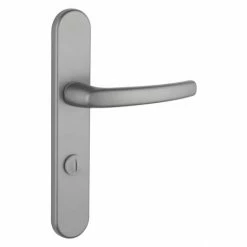 THIRARD - Ensemble De Poignées Pour Salle De Bain/toilette Sultane à Condamnation, Carré 7mm, Entr'axes 195mm, Gris