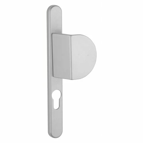 THIRARD - Ensemble De Poignées Pour Porte D'entrée Palière Sultane Trou De Cylindre, Carré 7mm, Entr'axes 195mm, Argent 3 THIRARD - Ensemble De Poignées Pour Porte D'entrée Palière Sultane Trou De Cylindre, Carré 7mm, Entr'axes 195mm, Argent