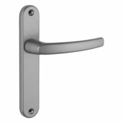 THIRARD - Ensemble De Poignées Pour Porte Intérieure Sultane Sans Trou, Carré 7mm, Entr'axes 165mm, Argent
