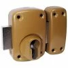 Verrou De Sûreté Pour Cylindre Européen - Décor : Epoxy Or - Matériau : Acier - THIRARD -THIRARD Soldes 13484233 1