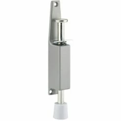 Arrêt De Porte - Course : 54 Mm - Décor : Argent - Hauteur : 178 Mm - Largeur : 30 Mm - Matériau : Zamac - THIRARD - Largeur : 30 Mm