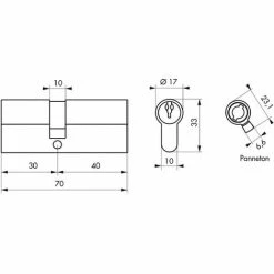 Cylindre Double 5g Std Modifiable - Dimensions : 30 X 40 Mm - Décor : Laiton - THIRARD - Décor : Laiton 11 Cylindre Double 5g Std Modifiable - Dimensions : 30 X 40 Mm - Décor : Laiton - THIRARD - Décor : Laiton -THIRARD Soldes 13492034 5