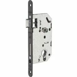 Serrure à Larder Axe 50 - Décor : Noir Granité - Matériau : Acier - THIRARD - Vendu à L'unité