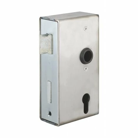 THIRARD - Boitier De Serrure à Souder Double Entrée à Fouillot Pour Portail, Réversible, Axe 60mm, 94.5x173mm, Tube 50mm 3 THIRARD - Boitier De Serrure à Souder Double Entrée à Fouillot Pour Portail, Réversible, Axe 60mm, 94.5x173mm, Tube 50mm