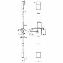 Thirard - Serrure 3 Points Blanche CP TRANSIT 2 à Fouillot 88x140mm Droite 4 Clés HORGA A2P -THIRARD Soldes 13951379 2