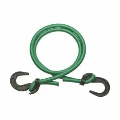 THIRARD - Tendeur En Caoutchouc à Crochets, Ø8mmx80cm, Vert