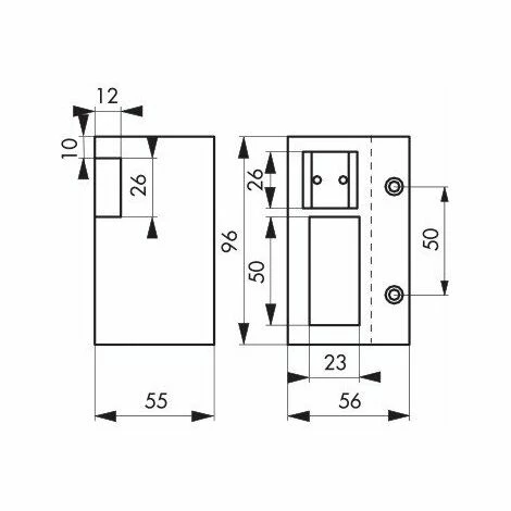 Thirard - Gâche à Commande électrique Pour Serrure Horizontale Réversible 4 Thirard - Gâche à Commande électrique Pour Serrure Horizontale Réversible – Image 2