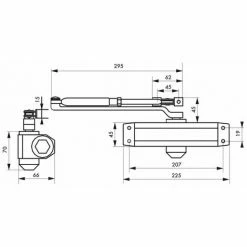 THIRARD - Ferme Porte Hydraulique Eco Noir Force 5 -THIRARD Soldes 17849715 2