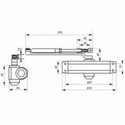 THIRARD - Ferme Porte Hydraulique Eco Blanc Force 5 -THIRARD Soldes 17849717 2
