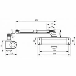 THIRARD - Ferme Porte Hydraulique Eco Argent Force 4 5 THIRARD - Ferme Porte Hydraulique Eco Argent Force 4 -THIRARD Soldes 17849725 2