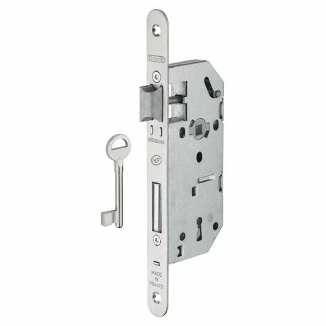 THIRARD - Serrure Monomax Axe40 Pdt ½tour 1cle Tetiere Inox/br Sans Gâche 3 THIRARD - Serrure Monomax Axe40 Pdt ½tour 1cle Tetiere Inox/br Sans Gâche