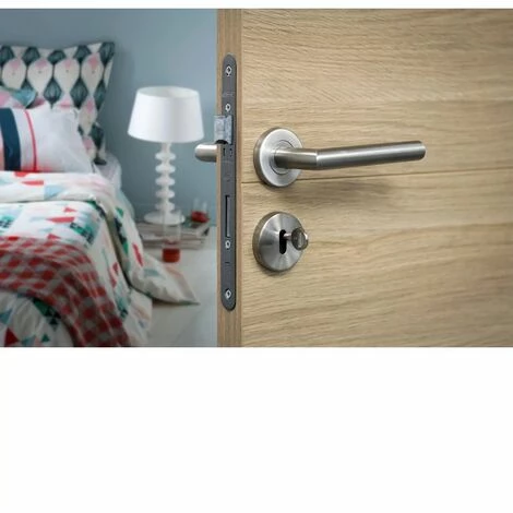 THIRARD - Serrure Monomax Axe40 Pdt ½tour 1cle Tetiere Inox/br Sans Gâche 4 THIRARD - Serrure Monomax Axe40 Pdt ½tour 1cle Tetiere Inox/br Sans Gâche – Image 2