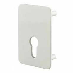 THIRARD - Plaque De Renfort Porte Isoplane Type Capital à Cylindre Profilé, époxy Blanc