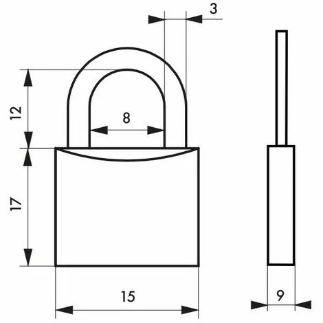 THIRARD - Cadenas à Clé TYPE 1 - 15 Mm 4 THIRARD - Cadenas à Clé TYPE 1 - 15 Mm – Image 2