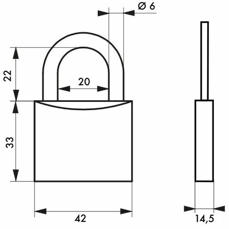 THIRARD - Cadenas à Clé COLOR 40 Mm Couleurs Assorties 4 THIRARD - Cadenas à Clé COLOR 40 Mm Couleurs Assorties – Image 2