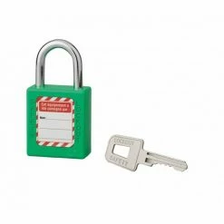 THIRARD - Cadenas De Consignation LOTO Lockout Tagout 40 Mm Anse Acier Ø 6 X 25 Mm Vert -THIRARD Soldes 17850810 2