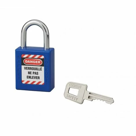 THIRARD - Cadenas De Consignation LOTO Lockout Tagout 40 Mm Anse Acier Ø 6 X 25 Mm Bleu 3 THIRARD - Cadenas De Consignation LOTO Lockout Tagout 40 Mm Anse Acier Ø 6 X 25 Mm Bleu