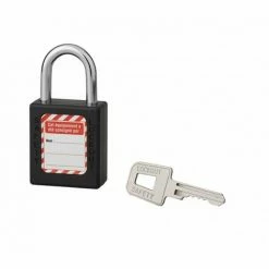 THIRARD - Cadenas De Consignation LOTO Lockout Tagout 40 Mm Anse Acier Ø 6 X 25 Mm Noir -THIRARD Soldes 17850815 2