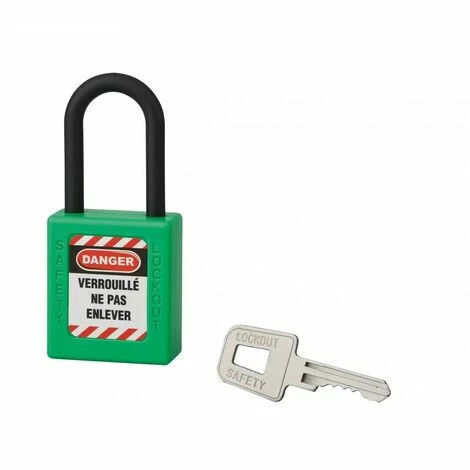 THIRARD - Cadenas De Consignation LOTO Lockout Tagout 40 Mm Anse Nylon Ø 6 X 38 Mm Vert 3 THIRARD - Cadenas De Consignation LOTO Lockout Tagout 40 Mm Anse Nylon Ø 6 X 38 Mm Vert
