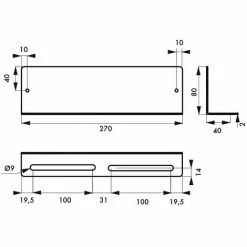 THIRARD - Station De Stockage 10 Cadenas Longeur 270 Mm -THIRARD Soldes 17850867 3