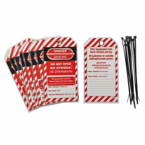 THIRARD - Lot De 10 étiquettes "danger - Ne Pas Ouvrir" Langue Gb/pl/ru 3 THIRARD - Lot De 10 étiquettes "danger - Ne Pas Ouvrir" Langue Gb/pl/ru