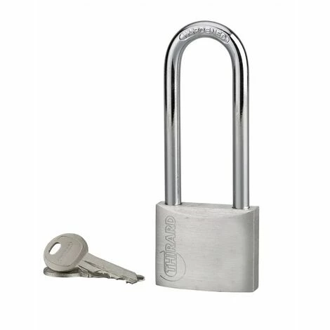 THIRARD - Cadenas à Clé TYPE 1 Aluminium 40 Mm Anse 1/2 Haute 3 THIRARD - Cadenas à Clé TYPE 1 Aluminium 40 Mm Anse 1/2 Haute