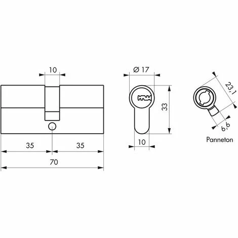 THIRARD - Cylindre 35 X 35 Mm 4 THIRARD - Cylindre 35 X 35 Mm – Image 2