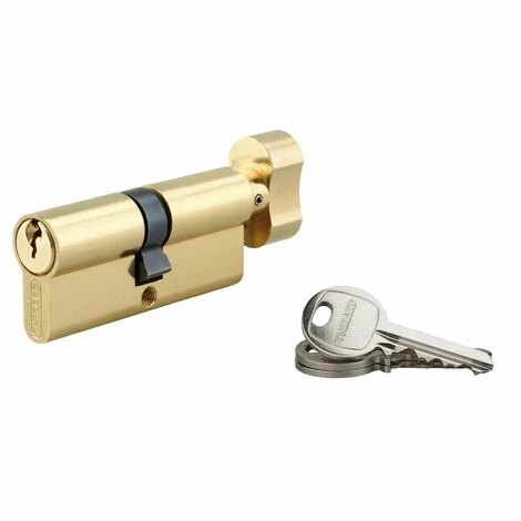 THIRARD - Cylindre à Bouton 40 X 40 Mm Laitonné 3 Clés 3 THIRARD - Cylindre à Bouton 40 X 40 Mm Laitonné 3 Clés