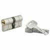 THIRARD - Cylindre De Serrure Double Entrée Federal S, 30x30mm, Nickel, Anti-arrachement, Anti-perçage, 5 Clés -THIRARD Soldes 18410990 1