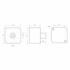 THIRARD - Contacteur à Clé Pompier En Applique Triangle 14mm -THIRARD Soldes 18573800 3