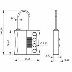 THIRARD - Machoire Nylon Pp Ø 3mm Isolée 4 Trous -THIRARD Soldes 18573829 3
