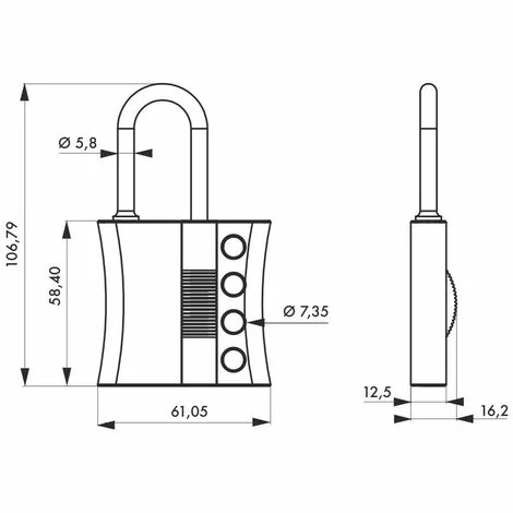 THIRARD - Machoire Nylon Pp Ø 6mm Isolée 4 Trous 6 THIRARD - Machoire Nylon Pp Ø 6mm Isolée 4 Trous – Image 4