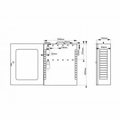 THIRARD - Armoire De Consignation Métal H450mm X L360mm X P155mm -THIRARD Soldes 18573862 3