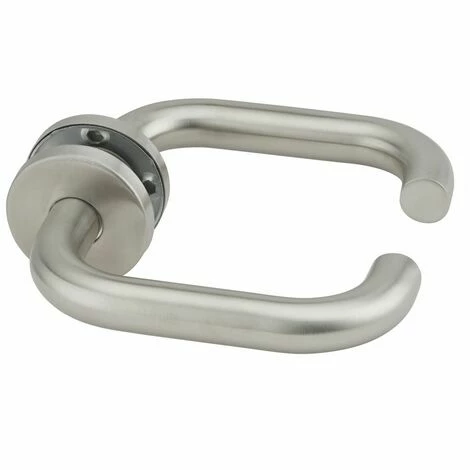 THIRARD - Paire De Béquilles Pour Porte, Carré 7mm, Aspect Inox, Vis De Fixation Invisible 3 THIRARD - Paire De Béquilles Pour Porte, Carré 7mm, Aspect Inox, Vis De Fixation Invisible