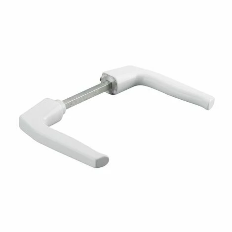 THIRARD - Paire De Béquilles Pour Porte, Carré 7x100mm, 1 Portée, Blanc 3 THIRARD - Paire De Béquilles Pour Porte, Carré 7x100mm, 1 Portée, Blanc