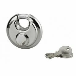 THIRARD - Cadenas à Clé Astra, Inox, Intérieur, Anse Acier, 70mm, 3 Clés