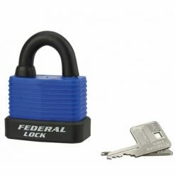 THIRARD - Cadenas Bumper à Clé, Acier, Extérieur, 54mm, 2 Clés