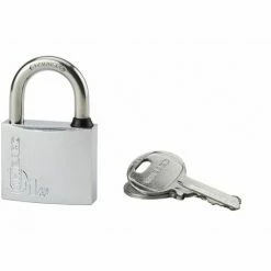 THIRARD - Cadenas à Clé Type 1, Laiton, Extérieur, Anse Inox, 40mm, 2 Clés