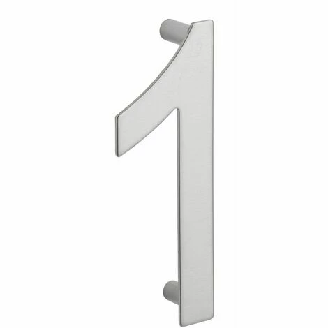 THIRARD - Chiffre 1 à Visser, Inox, H.100mm 3 THIRARD - Chiffre 1 à Visser, Inox, H.100mm