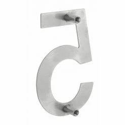 THIRARD - Chiffre 5 à Visser, Inox, H.100mm -THIRARD Soldes 18592598 2