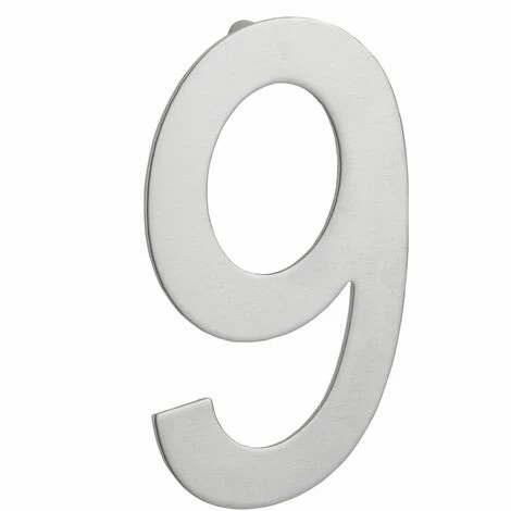 THIRARD - Chiffre 9 à Visser, Inox, H.100mm 3 THIRARD - Chiffre 9 à Visser, Inox, H.100mm