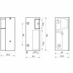 THIRARD - Gâche électrique Pour Serrure Verticale En Applique, Droite, 12/24V, Gris 5 THIRARD - Gâche électrique Pour Serrure Verticale En Applique, Droite, 12/24V, Gris -THIRARD Soldes 18592630 2