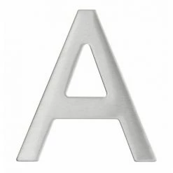 THIRARD - Lettre A Inox H.76mm Adhésif