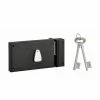 THIRARD - Serrure Horizontale En Applique 4 Gorges Pour Porte D'entrée, Droite, Axe 70mm, 140x82mm, Noir, 2 Clés -THIRARD Soldes 18592724 1