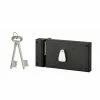 THIRARD - Serrure Horizontale En Applique 4 Gorges Pour Porte D'entrée, Gauche, Axe 70mm, 140x82mm, Noir, 2 Clés -THIRARD Soldes 18592725 1