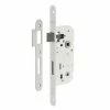 THIRARD - Serrure Encastrable à Condamnation Pour Salle De Bain Et Toilette, Axe 40mm, Bouts Ronds, Blanc -THIRARD Soldes 18592730 1