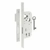 THIRARD - Serrure Encastrable à Clé Pour Porte Intérieure, Pêne Dormant Seul, Axe 40mm, Bouts Carrés, Blanc, 1 Clé -THIRARD Soldes 18592775 1