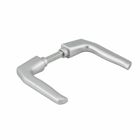 THIRARD - Paire De Béquilles Pour Porte, Carré 8mm, 1 Portée, Argent 3 THIRARD - Paire De Béquilles Pour Porte, Carré 8mm, 1 Portée, Argent