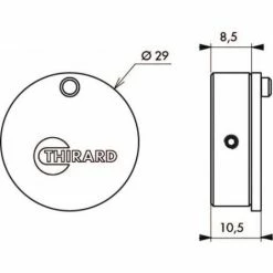 THIRARD Obturateur De Cylindre à Profil Européen En Laiton Finition Chromé -THIRARD Soldes 18994025 3